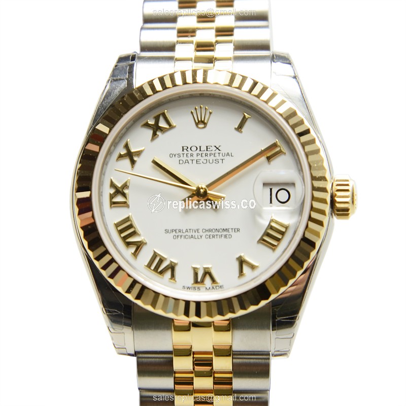 Rolex 178273WTRN LADY DATEJUST Automatic 18kt Gold & Steel