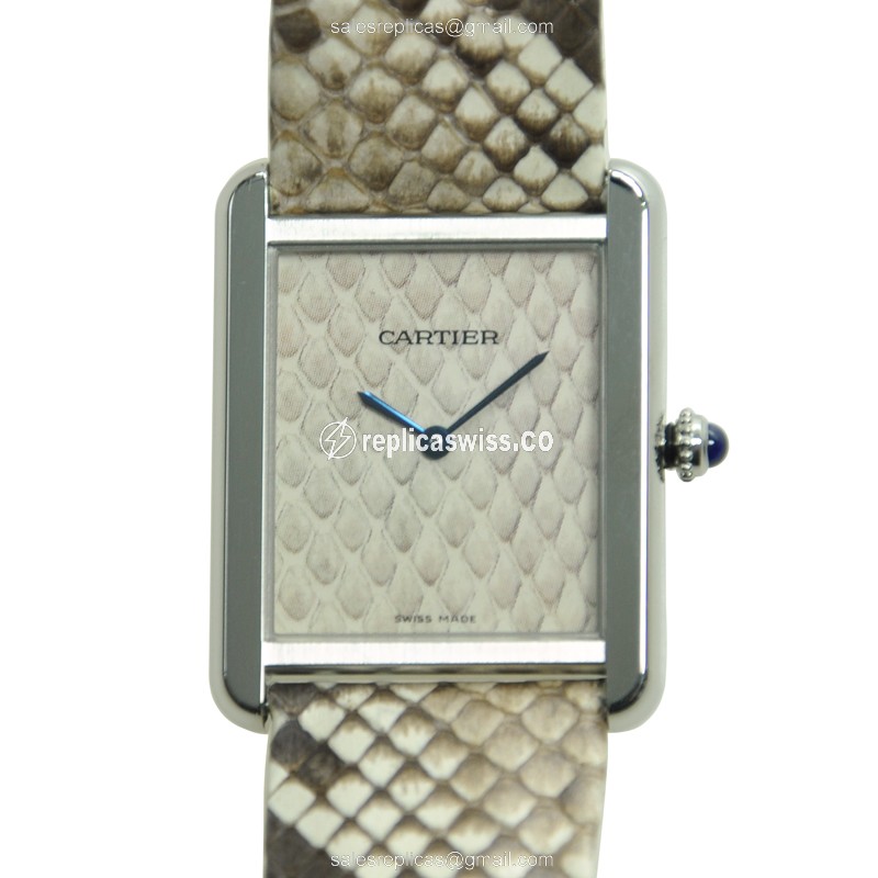 Cartier W5200021 TANK Quartz Stainless Steel