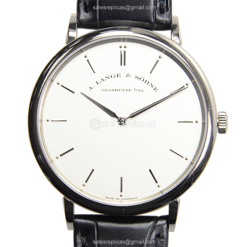 A Lange & Sohne 211.026 SAXONIA Manual Wind 18kt White Gold