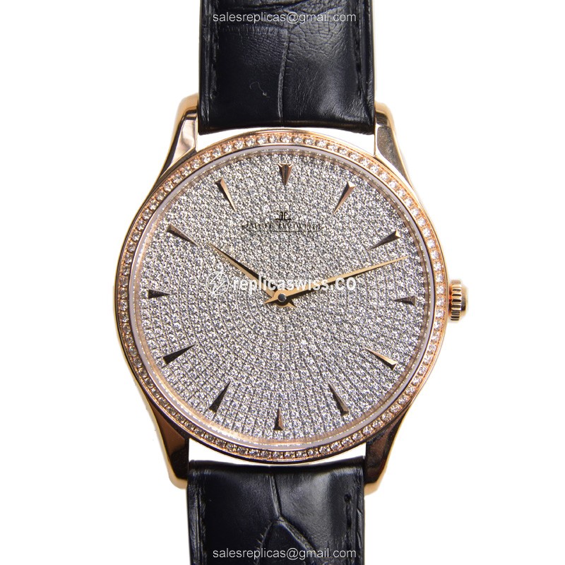 Jaeger-Lecoultre Q1352507 MASTER Automatic 18kt Rose Gold & Diamonds