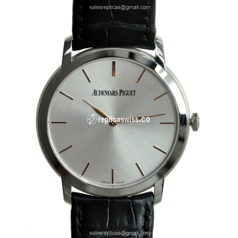 Audemars Piguet 15180BC.OO.A002CR.01 JULES AUDEMARS Automatic 18kt White Gold