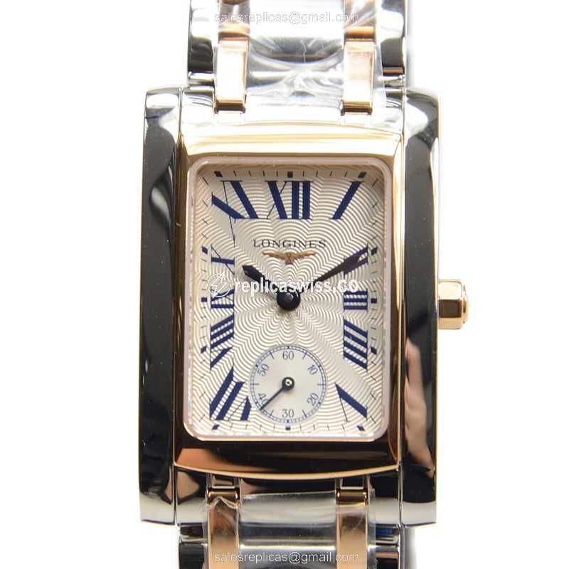 Longines L5.502.5.71.7 DOLCE VITA Quartz 18kt Rose Gold & Steel