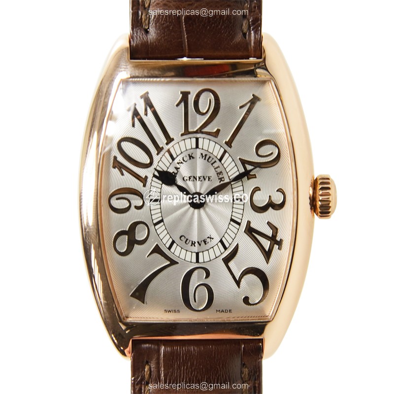 Franck Muller 2852 QZ REL (5N) CINTREE CURVEX Quartz 18kt Rose Gold
