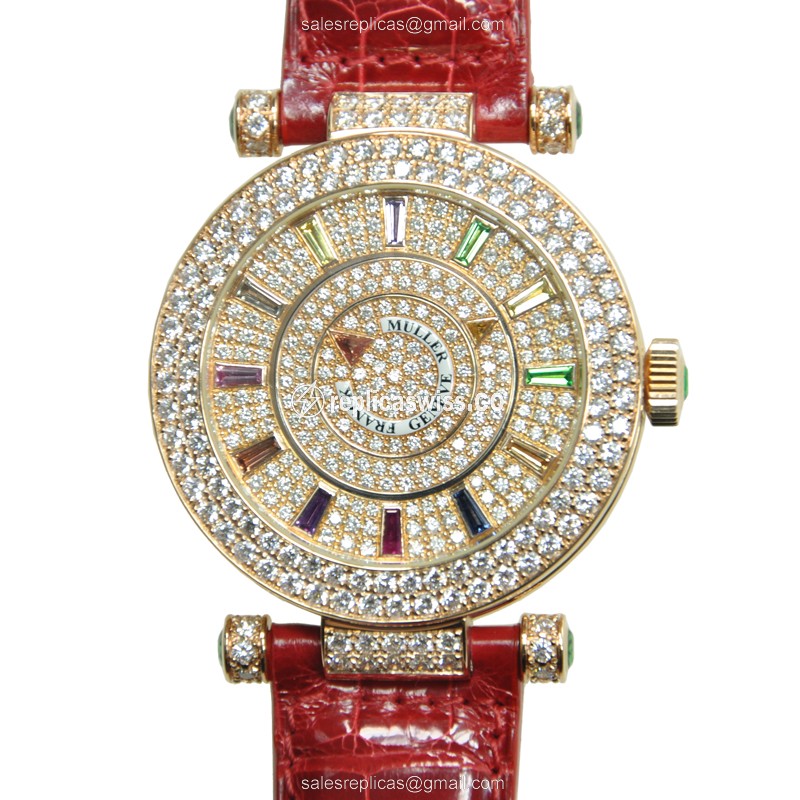 Franck Muller DM 39 COL DRM D 2R CD (5N) DOUBLE MYSTERY Automatic 18kt Rose Gold & Diamonds