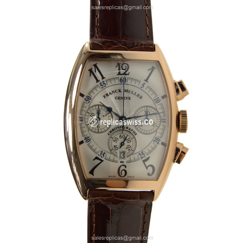 Franck Muller 6850 CC AT (5N) CINTREE CURVEX Automatic 18kt Rose Gold