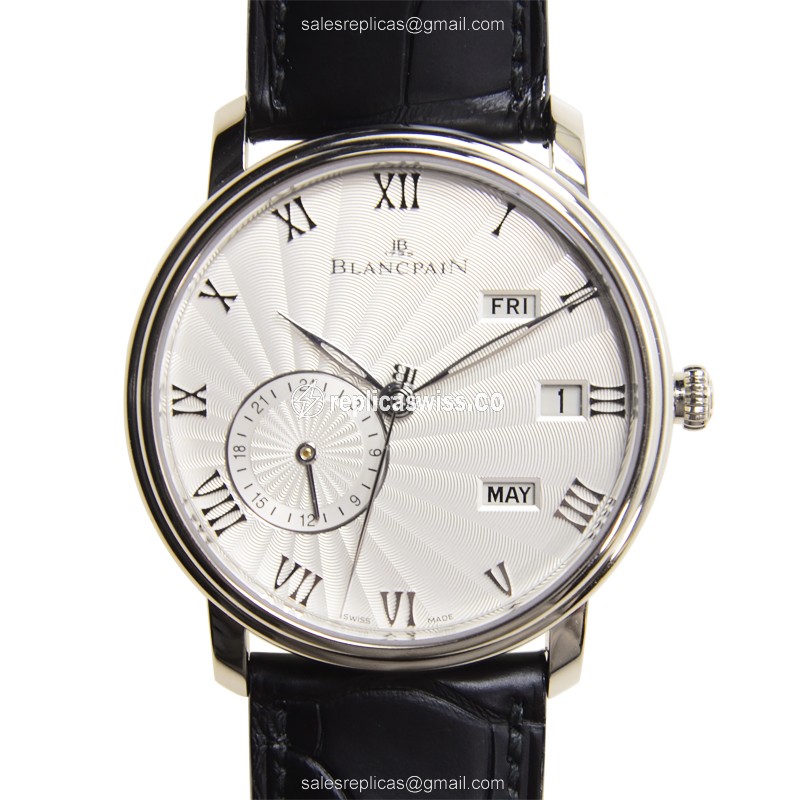 Blancpain 6670-1542-55B VILLERET Automatic 18kt White Gold