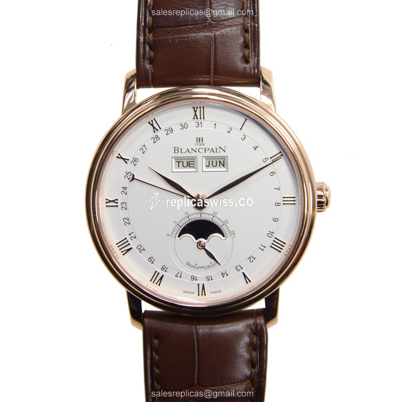 Blancpain 6263-3642-55A VILLERET Automatic 18kt Rose Gold