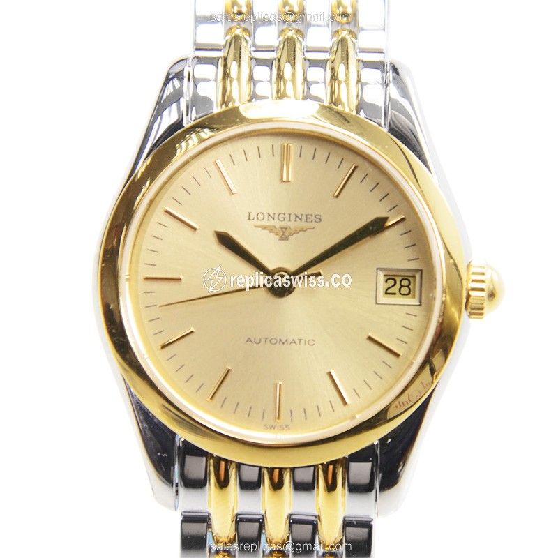 Longines L4.398.3.32.7 ELEGANT SERIES Automatic PVD Gold