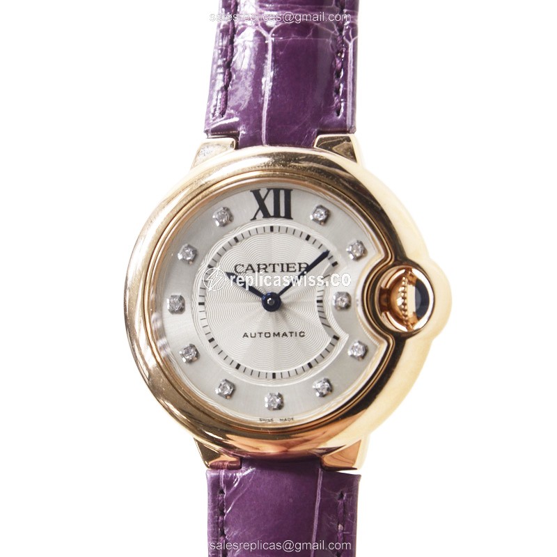 Cartier WE902040 BALLON BLEU Automatic 18kt Rose Gold