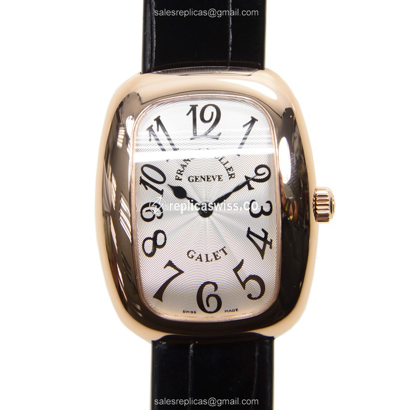 Franck Muller 3002 M QZ V (5N) GALET Quartz 18kt Rose Gold