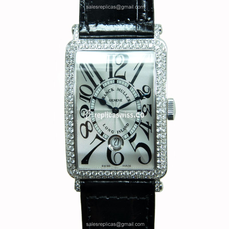 Franck Muller 1200 SC DT D (OG) LONG ISLAND Automatic 18kt White Gold & Diamond