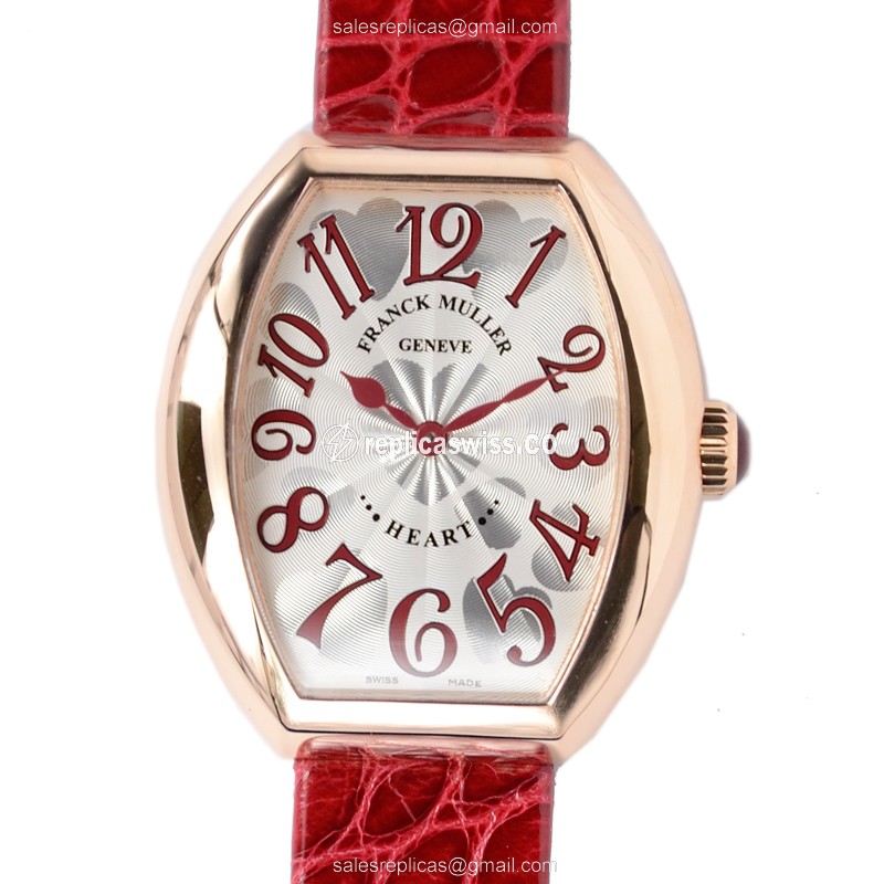 Franck Muller 5002 M QZ (5N) HEART Quartz 18kt Rose Gold