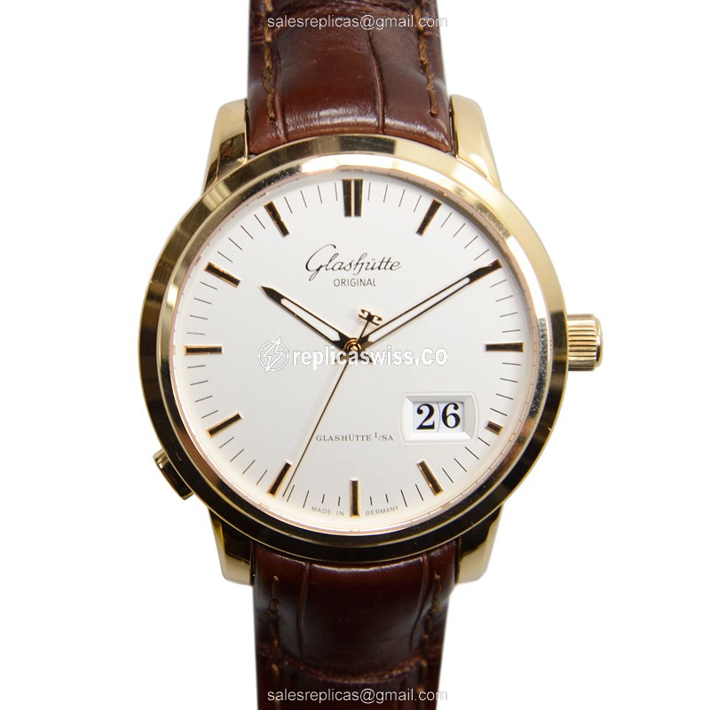 Glashutte 100-03-11-01-04 SENATOR PANORAMA DATE Automatic 18kt Rose Gold