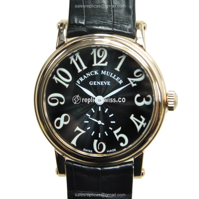 Franck Muller 7391 B S6 (BK) (5N) VINTAGE Manual Wind 18kt Rose Gold