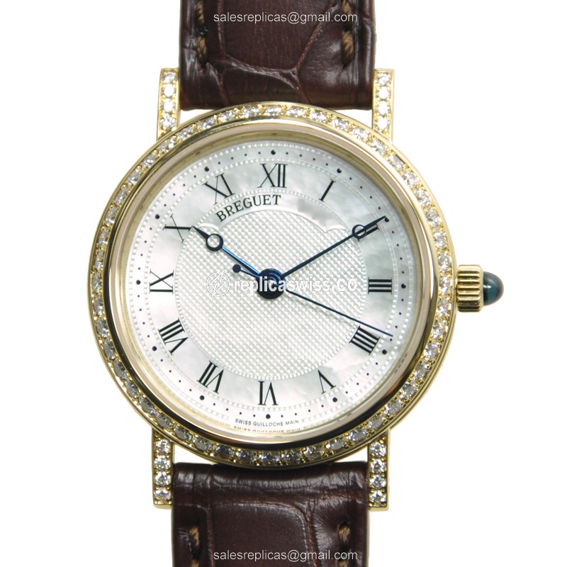 Breguet 8068BA/52/964/DD00 CLASSIC Automatic 18kt Gold & Diamond