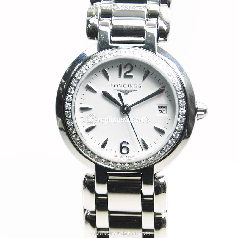 Longines L8.110.0.16.6 PRIMA LUNA Quartz Stainless Steel