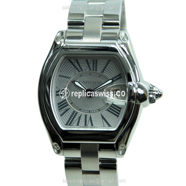 Cartier W62016V3 ROADSTER Quartz Stainless Steel
