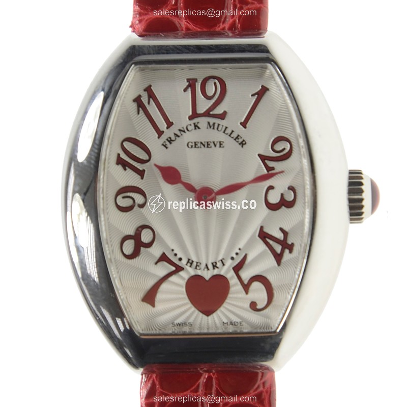 Franck Muller 5002 S QZ C 6H (AC) HEART Quartz Stainless Steel