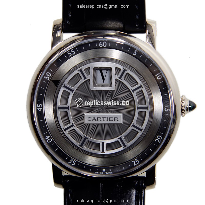 Cartier W1553851 ROTONDE DE CARTIER Manual Wind 18kt White Gold