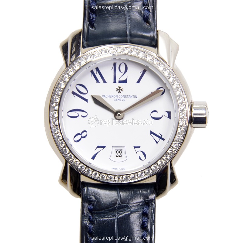 Vacheron Constantin 25715/000G-8898 CONSTANTIN Manual Wind 18kt White Gold & Diamond