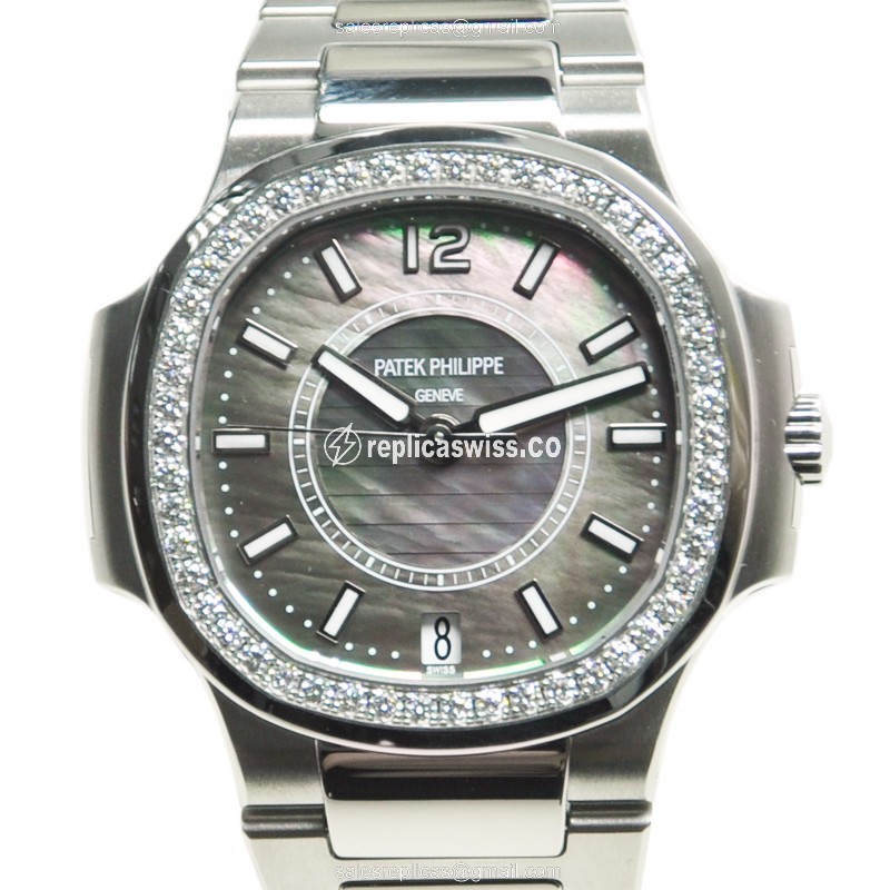 Patek Philippe 7008/1A-012 NAUTILUS Automatic Stainless Steel & Diamonds