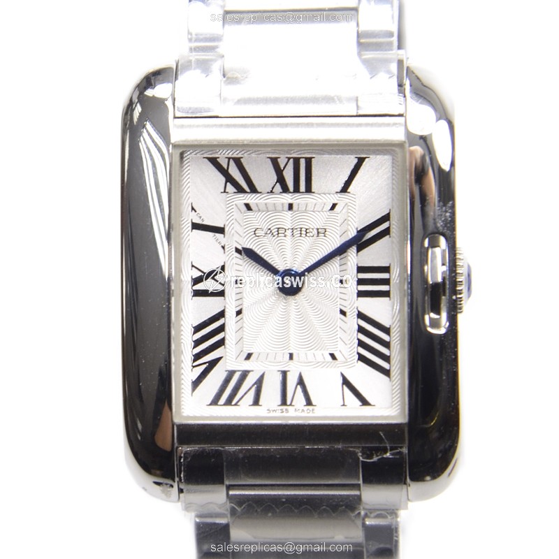 Cartier W5310022 TANK Quartz Stainless Steel