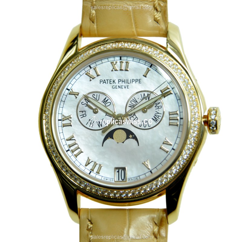 Patek Philippe 4936J-001 COMPLICATIONS Automatic 18kt Gold & Diamond