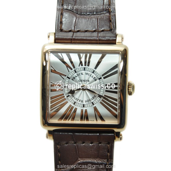Franck Muller 6002 M QZ REL R (5N) MASTER SQUARE Quartz 18kt Rose Gold