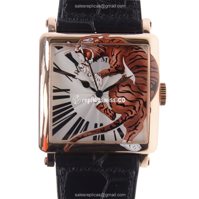 Franck Muller 6000 H SC TIG 2 (5N) MASTER SQUARE Automatic 18kt Rose Gold