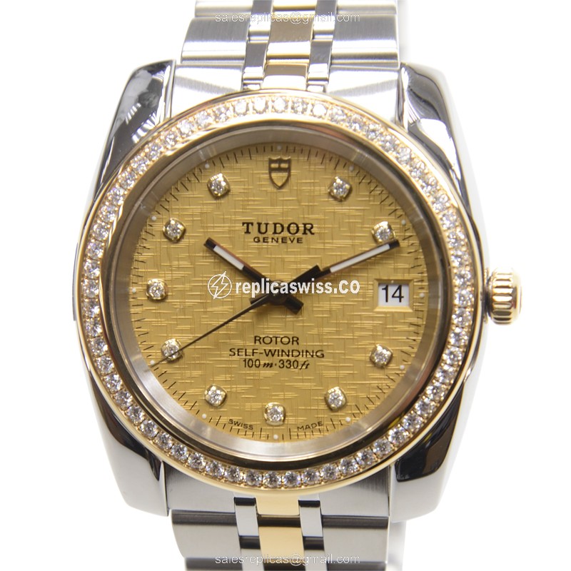 Tudor 21023-65583-10DI-CHCL CLASSIQUE Automatic Gold & Steel