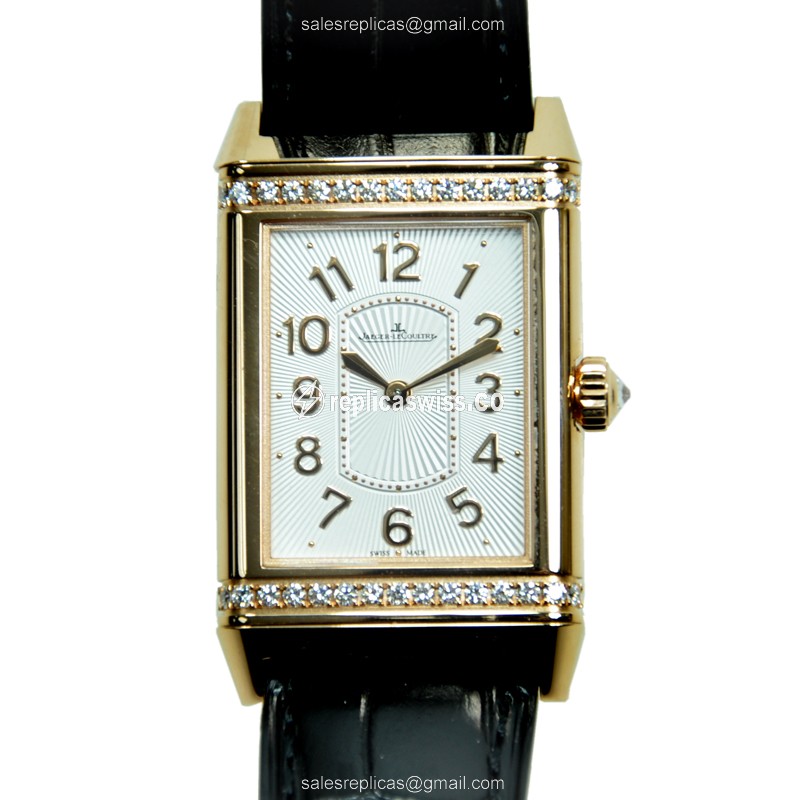 Jaeger-Lecoultre Q3202421 REVERSO Manual Wind 18kt Rose Gold & Diamonds