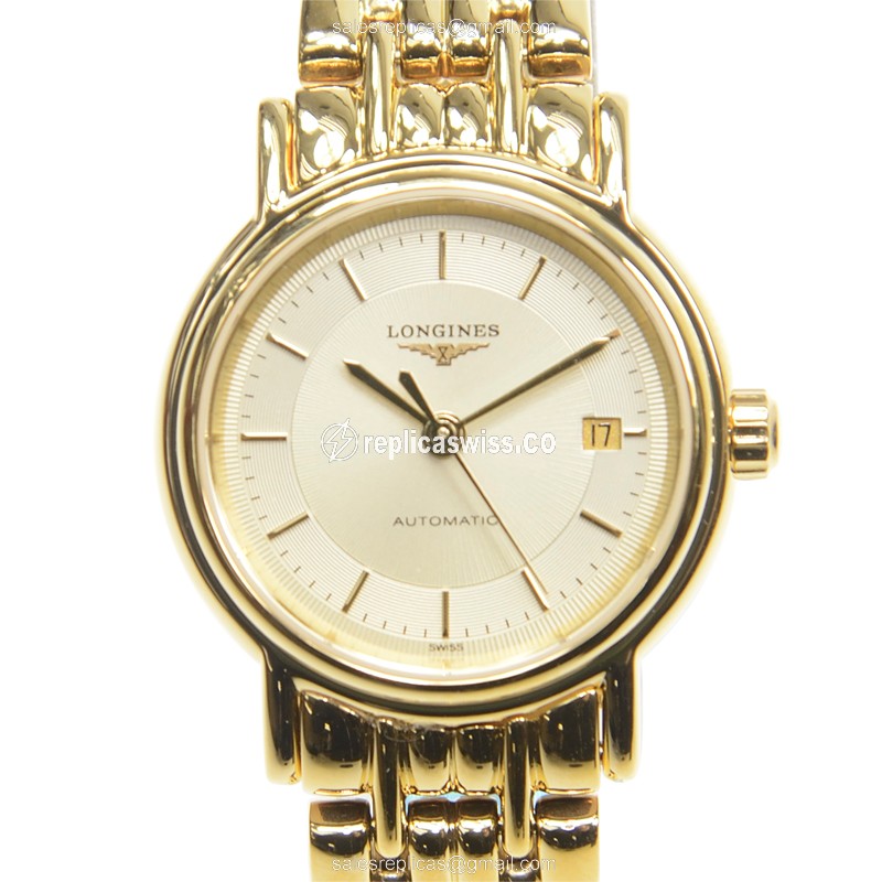 Longines L4.321.2.42.8 PRESENCE Automatic PVD Gold