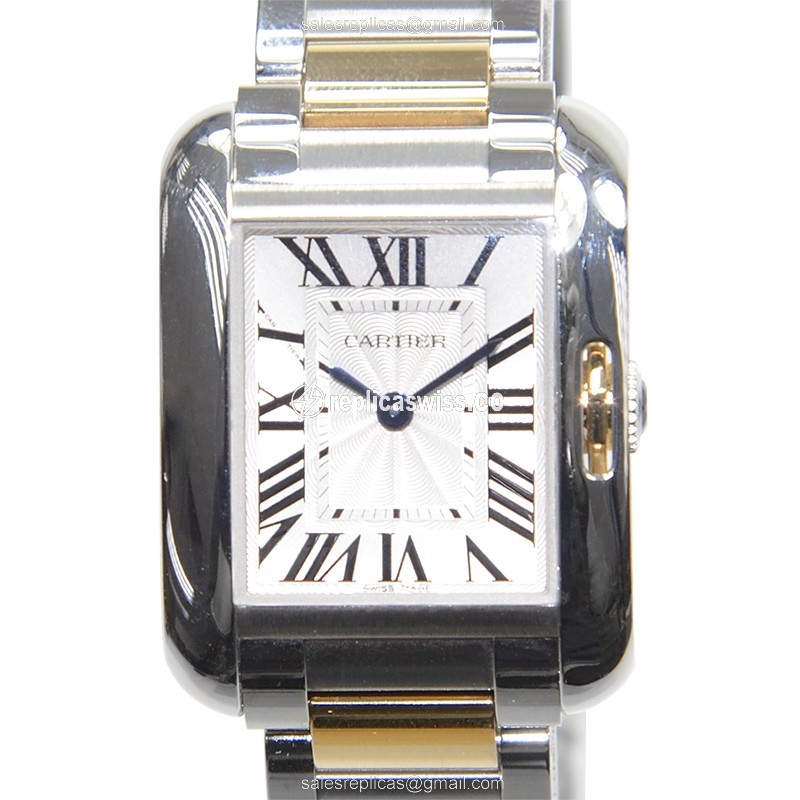 Cartier W5310046 TANK Quartz Stainless Steel