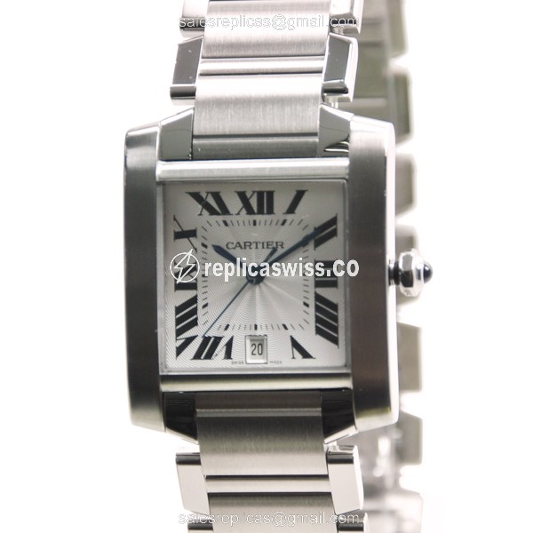 Cartier W51002Q3 TANK Automatic Stainless Steel
