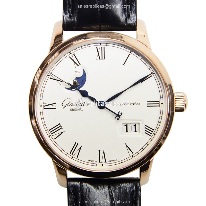 Glashutte 100-04-32-15-04 SENATOR PANORAMA DATE Automatic 18kt Rose Gold
