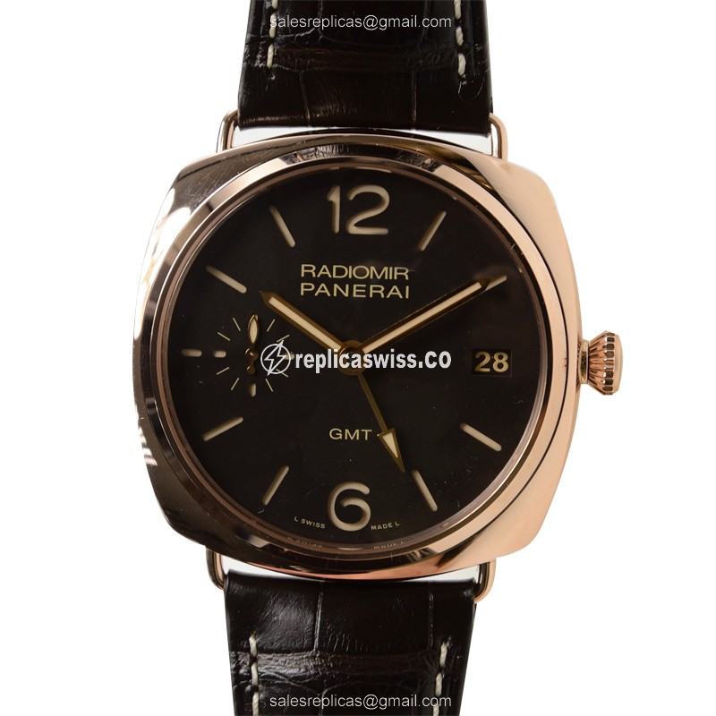 Panerai PAM00421 RADIOMIR Manual Wind 18kt Rose Gold