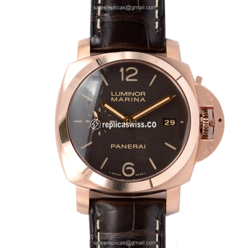 Panerai PAM00393 LUMINOR Automatic 18kt Rose Gold