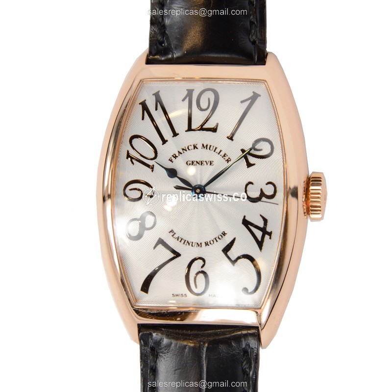 Franck Muller 5850 SC (5N) CINTREE CURVEX Automatic 18kt Rose Gold