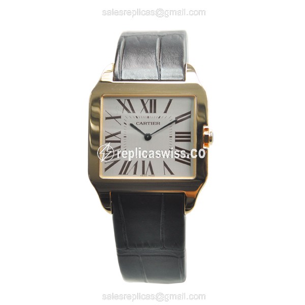 Cartier W2006951 SANTOS Manual Wind 18kt Rose Gold