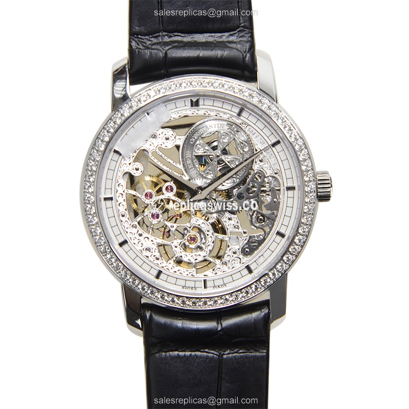 Vacheron Constantin 33558/000G-9394 TRADITIONNELLE Manual Wind 18kt White Gold & Diamond