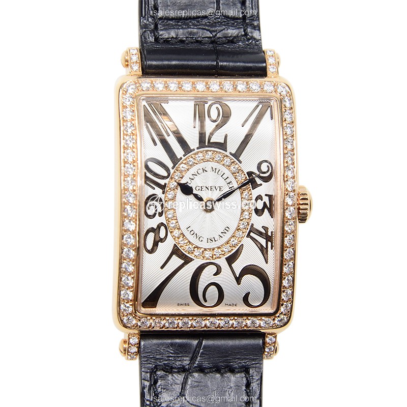 Franck Muller 952 QZ REL D 1R CD 1R (5N) LONG ISLAND Quartz 18kt Rose Gold & Diamonds