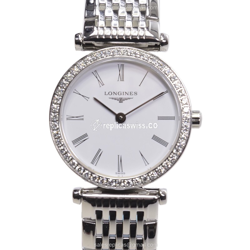 Longines L4.241.0.11.6 LA GRANDE Quartz Stainless Steel & Diamonds
