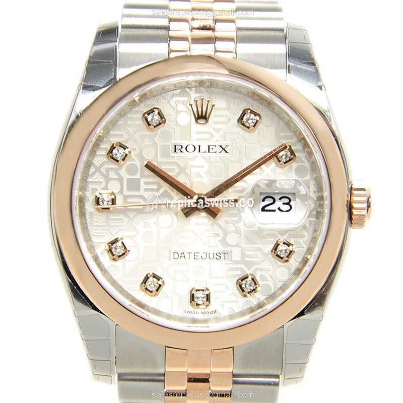 Rolex 116201JSVJUB DATEJUST Automatic 18kt Rose Gold & Steel