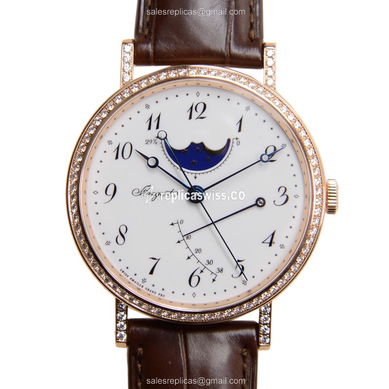 Breguet 7788BR/29/9V6/DD00 CLASSIC Automatic 18kt Rose Gold & Diamonds