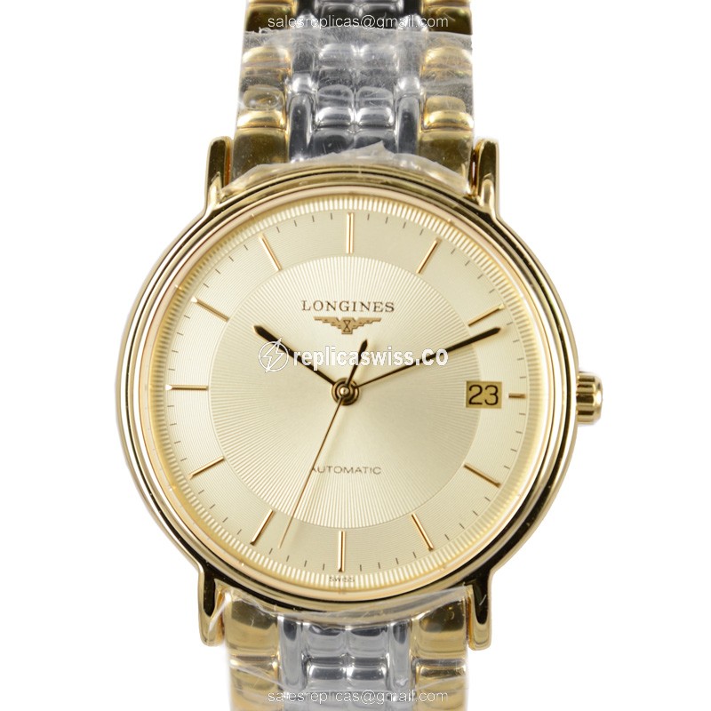 Longines L4.821.2.42.7 PRESENCE Automatic PVD Gold