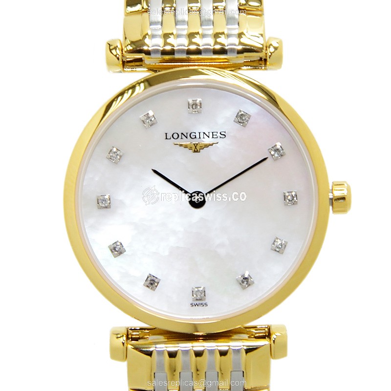 Longines L4.209.2.87.7 LA GRANDE Quartz 18kt Gold & Steel