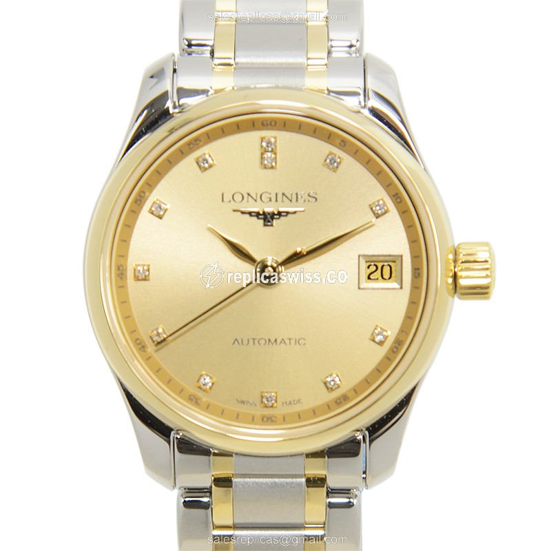 Longines L2.128.5.37.7 MASTER Automatic 18kt Gold & Steel