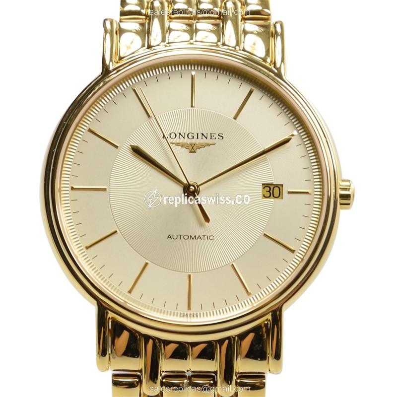Longines L4.921.2.42.8 PRESENCE Automatic PVD Gold