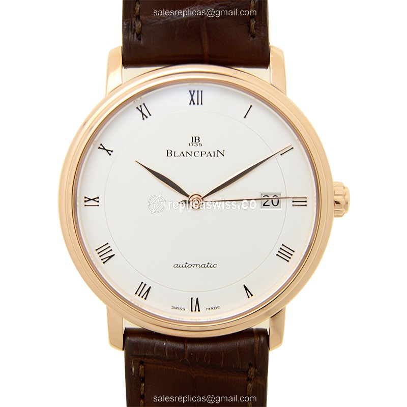 Blancpain 6223-3642-55B VILLERET Automatic 18kt Rose Gold