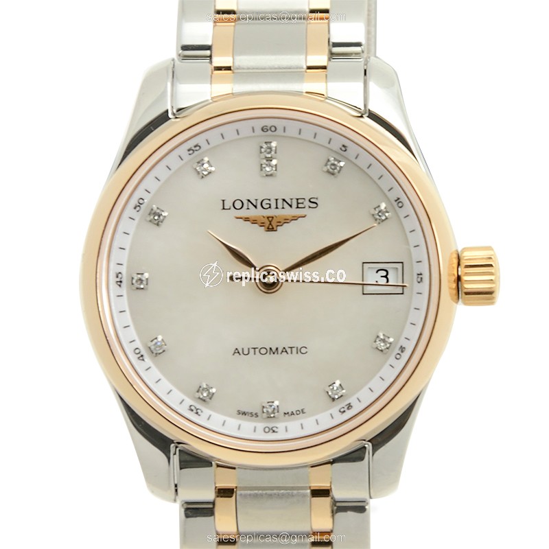 Longines L2.128.5.89.7 MASTER Automatic 18kt Rose Gold & Steel